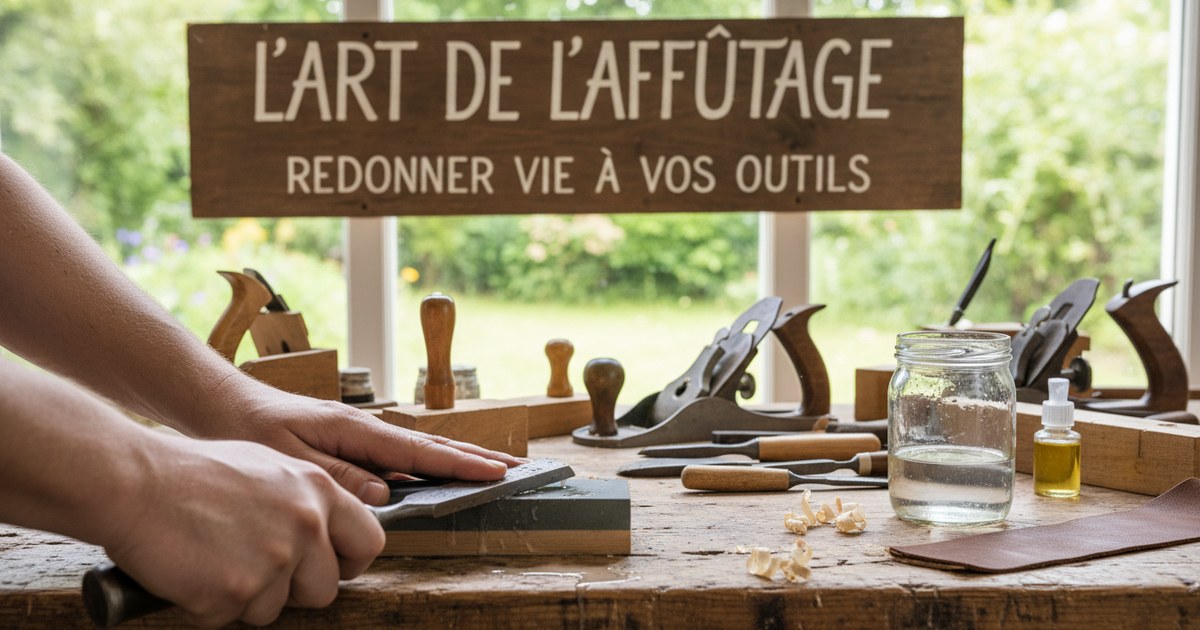 L’art de l’affûtage : redonner vie à vos outils