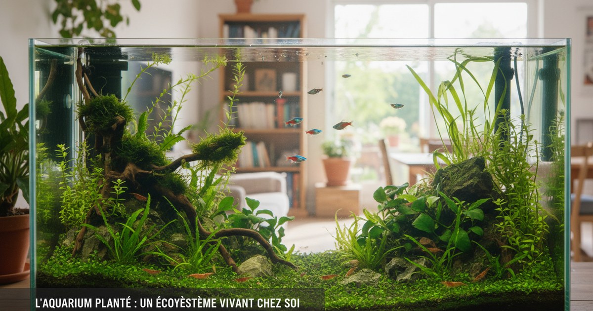L’aquarium planté : un écosystème vivant chez soi