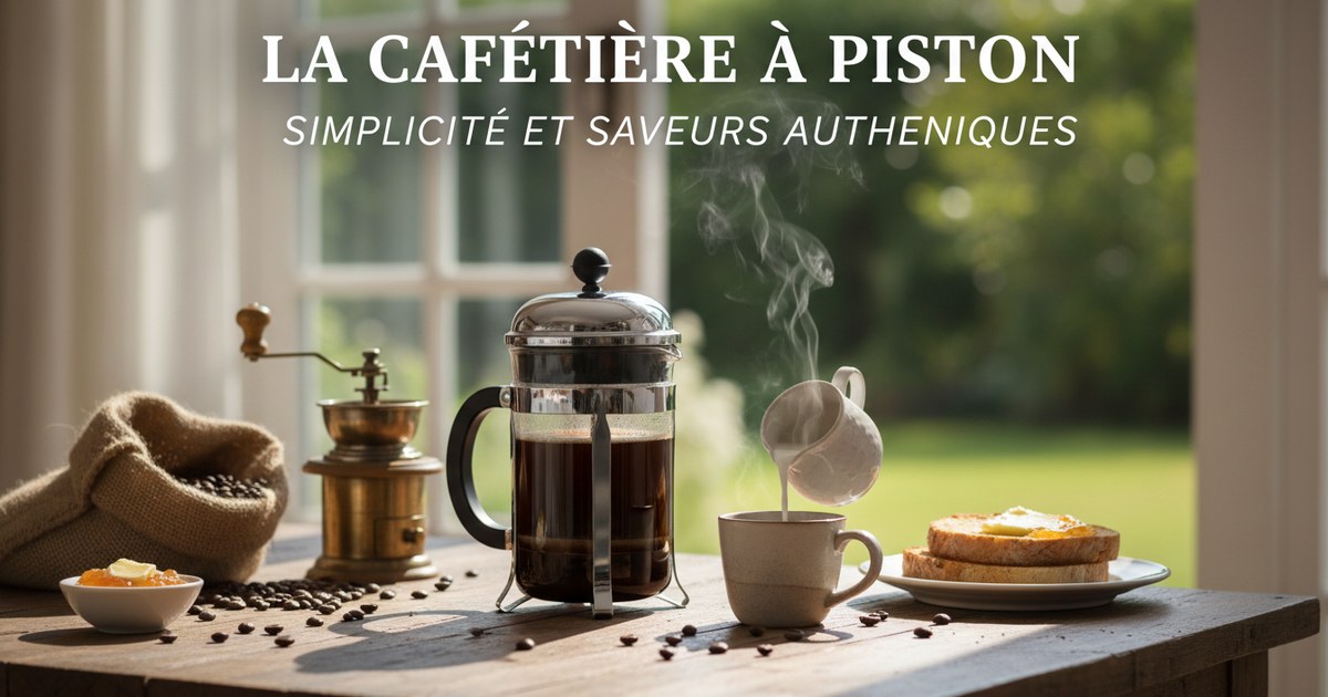 La cafetière à piston : simplicité et saveurs authentiques
