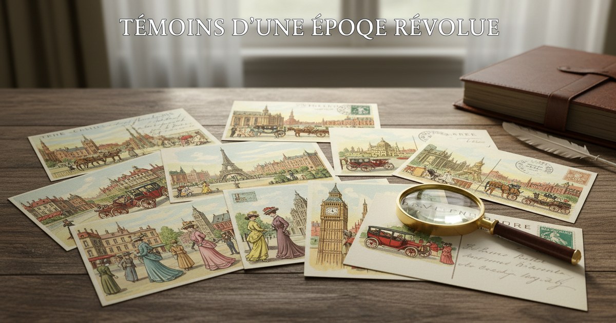 Les cartes postales illustrées : témoins d’une époque révolue