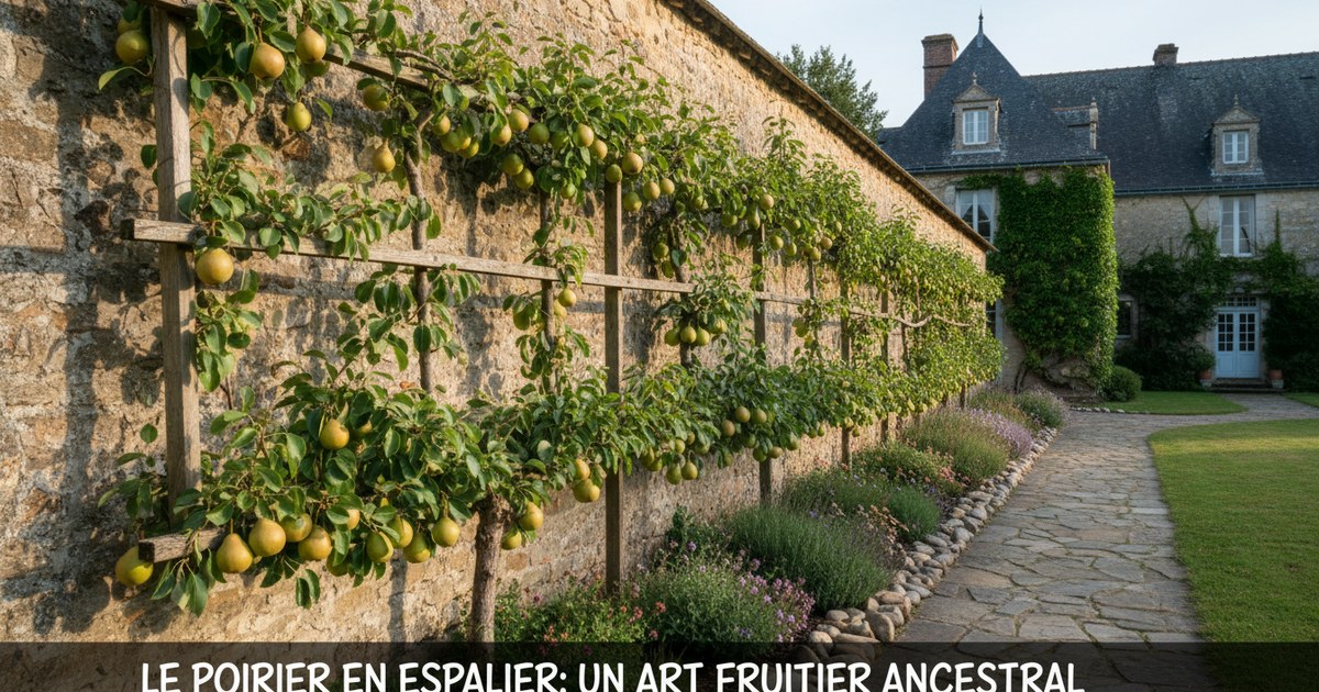 Le poirier en espalier, un art fruitier ancestral