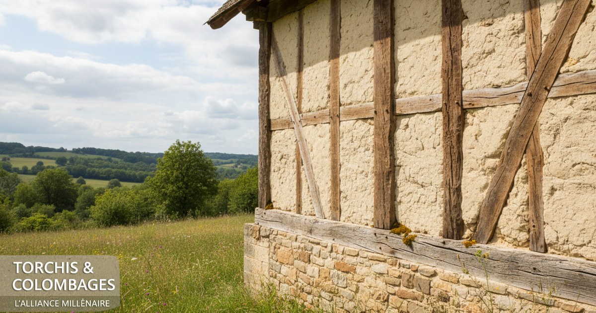 Torchis et colombages : l’alliance millénaire de la terre et du bois