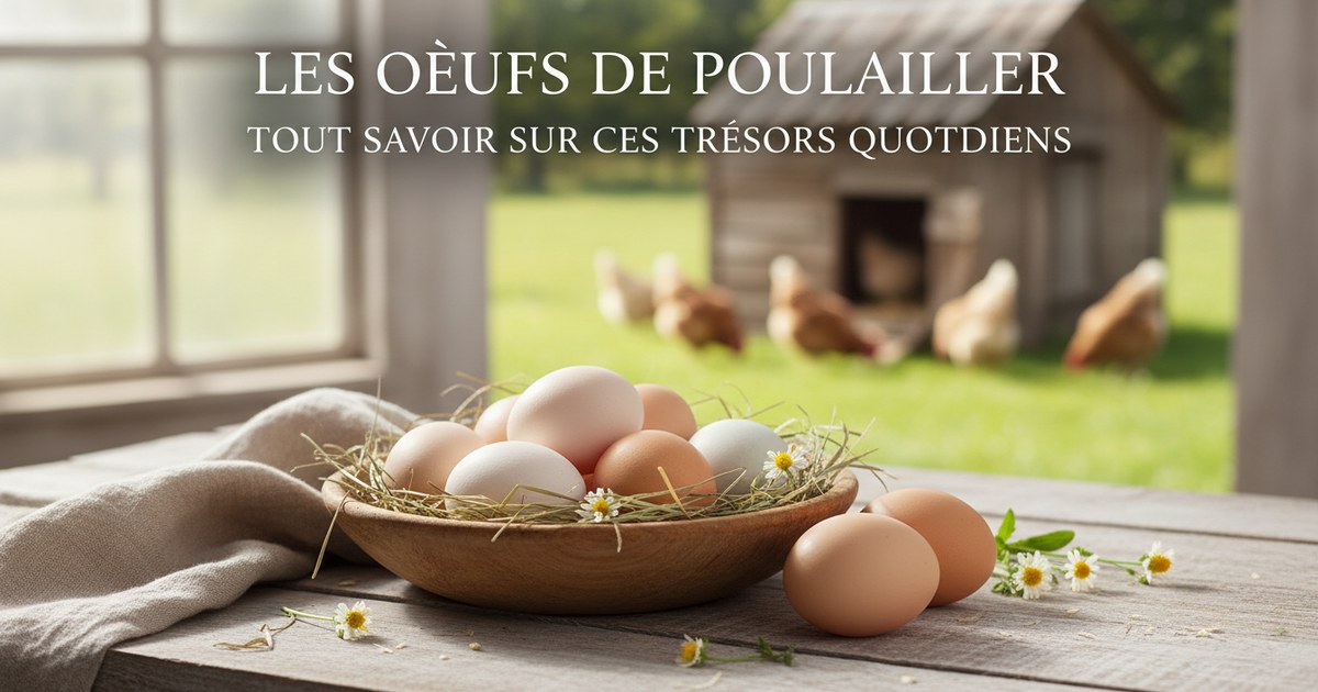 Les œufs de poulailler : tout savoir sur ces trésors quotidiens